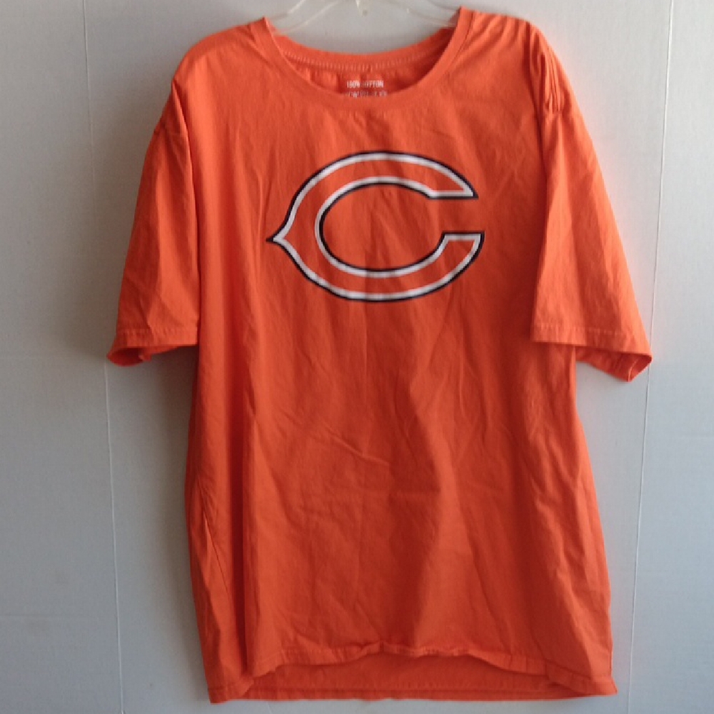 Vibrant Orange Logo chicago Bears Top for Men